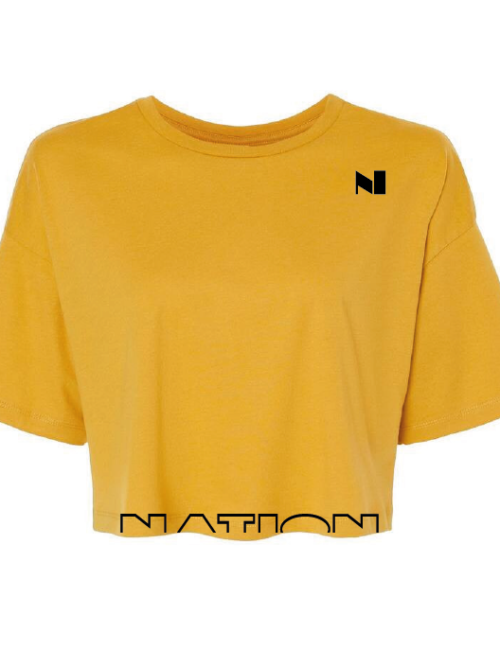 CROP TOP MANCHES OVERSIZE